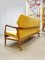 Dutch Mid-Century Yellow Floral Sofa by Aksel Bender Madsen 6