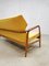 Dutch Mid-Century Yellow Floral Sofa by Aksel Bender Madsen 1