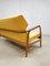 Gelb Geblümtes Niederländisches Mid-Century Sofa von Aksel Bender Madsen 1