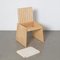 Trapezförmiger Hocker / Stuhl aus Schichtholz 10