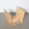 Trapezförmiger Hocker / Stuhl aus Schichtholz 9