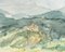 Paesaggio di montagna, acquerello su carta, Immagine 2