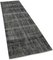 Black Overdyed Runner Rug, Image 2