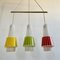 Colored Chandelier with Three Hinges 1