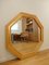 Large Bamboo and Brass Mirror, 1970s. 4