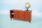 Danish Restored Credenza with Sliding Doors, 1960s 12