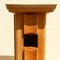 Pie de pedestal o columna de madera maciza, años 40, Imagen 6
