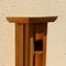 Pie de pedestal o columna de madera maciza, años 40, Imagen 4