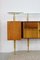 Italian Home Bar with Wall Shelf, 1950s, Set of 3 9