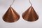 Danish Hand-Hammered Copper Pendant Lamp from E. S. Horn Aalestrup, 1950s 5