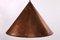 Danish Hand-Hammered Copper Pendant Lamp from E. S. Horn Aalestrup, 1950s 3