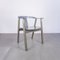 Lackierte Stühle aus Holz & Leder, 1980er, 4er Set 1