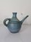 Blue Ceramic Watering Can with Knight Design by Jean De Lespinasse, 1960s 3