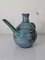 Blue Ceramic Watering Can with Knight Design by Jean De Lespinasse, 1960s, Image 4