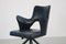 Italian Imitation Leather Office Chair, 1950s 22