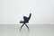 Italian Imitation Leather Office Chair, 1950s, Image 2