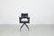 Italian Imitation Leather Office Chair, 1950s 5