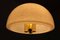 Opaline and Brass Ceiling Lamp from Glashütte Limburg, 1960s, Image 4