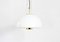 Opaline and Brass Ceiling Lamp from Glashütte Limburg, 1960s, Image 1