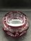 Large Vintage Art Deco Red Ashtray from Val St Lambert 6