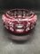 Large Vintage Art Deco Red Ashtray from Val St Lambert 5