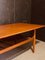 Long Mid-Century English Coffee Table with Teak Rack by Victor Wilkins for G Plan 12