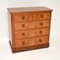 Antique Victorian Burr Walnut Chest of Drawers, Image 1