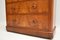 Antique Victorian Burr Walnut Chest of Drawers 9