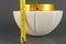 White Glass and Brass Ceiling Light by Peill & Putzler, Image 10