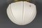 Weiße Deckenlampe aus Glas & Messing von Peill & Putzler 3