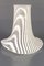 White Striped Glass Vase by Peill & Putzle, 1970s, Image 14