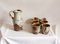 Vintage Italian Ceramic Drinking Set by Giancarlo Scapin, 1978, Set of 7 1