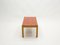 Oak & Red Ceramic Coffee Table, 1960s, Image 7