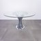 Vintage Glass & Chrome Dining Table, 1970s 1