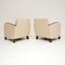 Swedish Art Deco Satin Birch Armchairs , Set of 2, Image 12