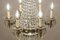 Vintage Empire Style Crystal Chandelier, Image 8
