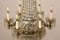 Lampadario vintage in stile imperiale in cristallo, Immagine 7