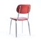 Mid-Century Czech Red Leather & Chrome Chair from Kovona, 1960s 6