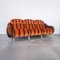 Mobilier de Salon en Velours, 1970s, Set de 3 3