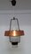 Vintage Ceiling Lamp with an Opaque White Shade, 1970s, Image 1