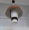 Lampada da soffitto vintage con paralume bianco opaco, anni '70, Immagine 5