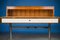 Bureau Mid-Century en Palissandre et Chrome, 1960s 5