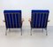 Tubular Steel & Cherry Armchairs, 1950s, Set of 2 7