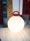 Rot-weiße Tama Steh- oder Tischlampe von Isao Hosoe für Valenti, Italien, 1975 8