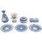 Set de Vaisselle & Vase de Wedgwood, Angleterre, Set de 7 1