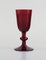 Vasos de licor de vidrio artístico soplado en rojo de Monica Bratt para Reijmyre. Juego de 12, Imagen 2