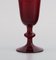 Liqueur Glasses in Red Mouth Blown Art Glass by Monica Bratt for Reijmyre, Set of 12 4