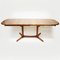 Oval Teak Extendable Dining Table from Dyrlund, 1960s 7