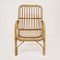 Armlehnstuhl aus Bambus, 1960er 2