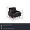 Vintage Black Leather AK 644 Armchair by Rolf Benz, Image 2